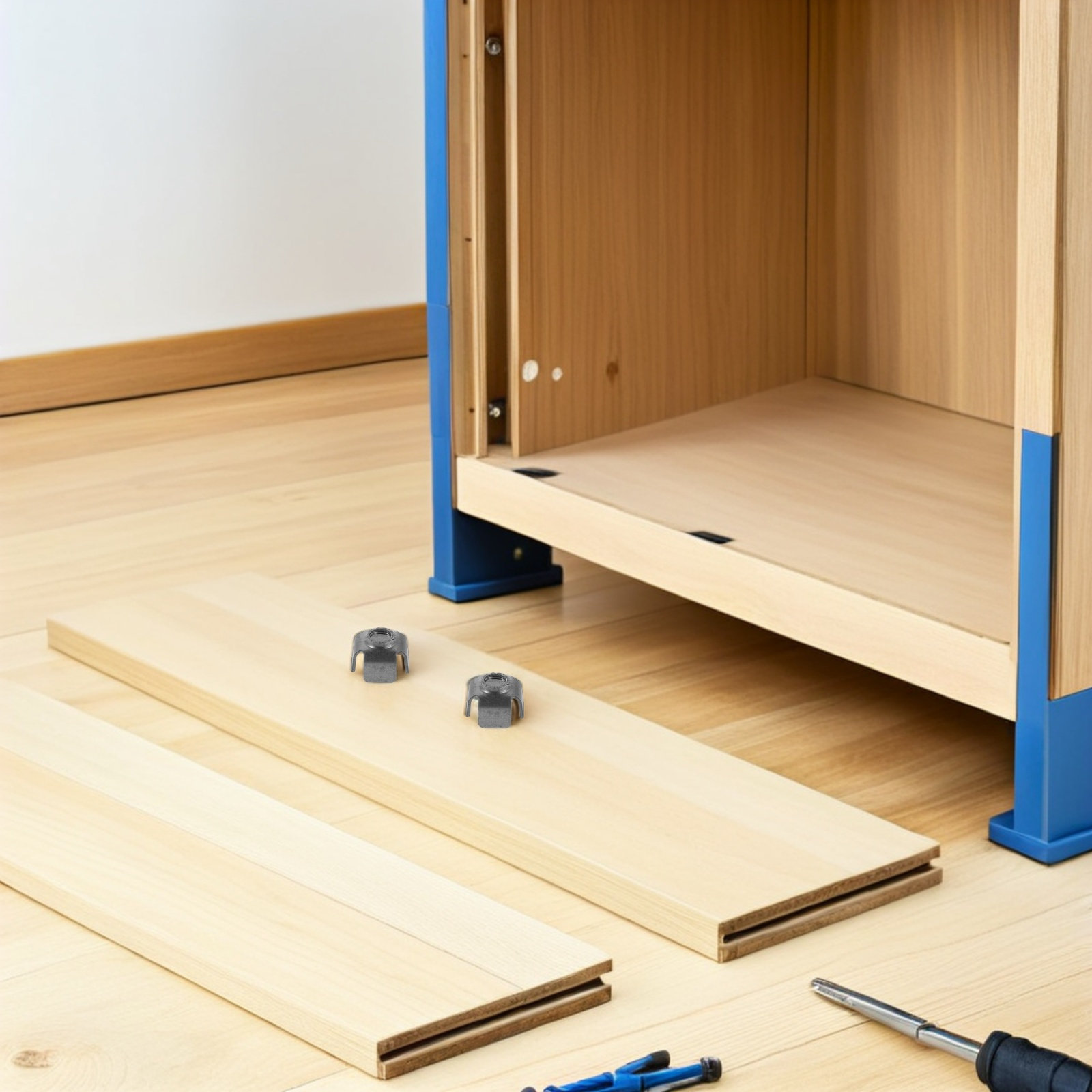 200 個 M6 角管ねじ込みインサートナット鉄溶接パイプイ - Woodworking Youtube のレビューと価格
