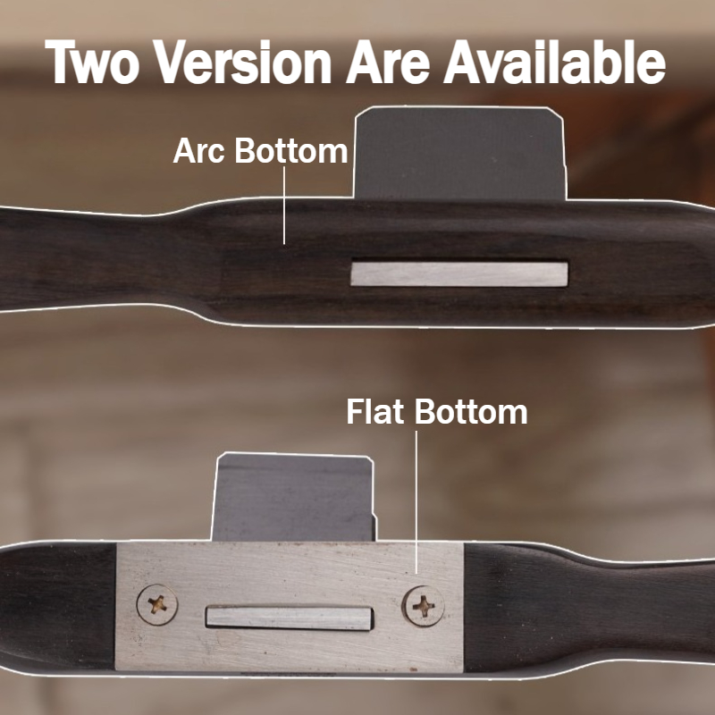 265mm木製フラットラウンドハンドル黒檀製スポークシェーブ - Spokeshave Flat のレビューと価格