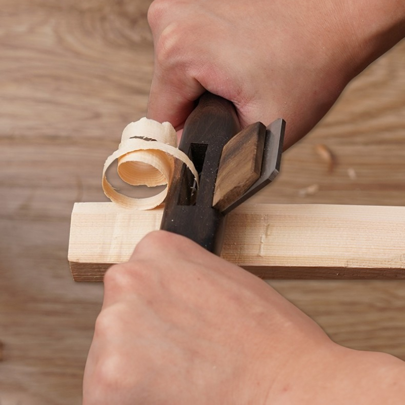 265mm木製フラットラウンドハンドル黒檀製スポークシェーブ - Spokeshave Flat のレビューと価格