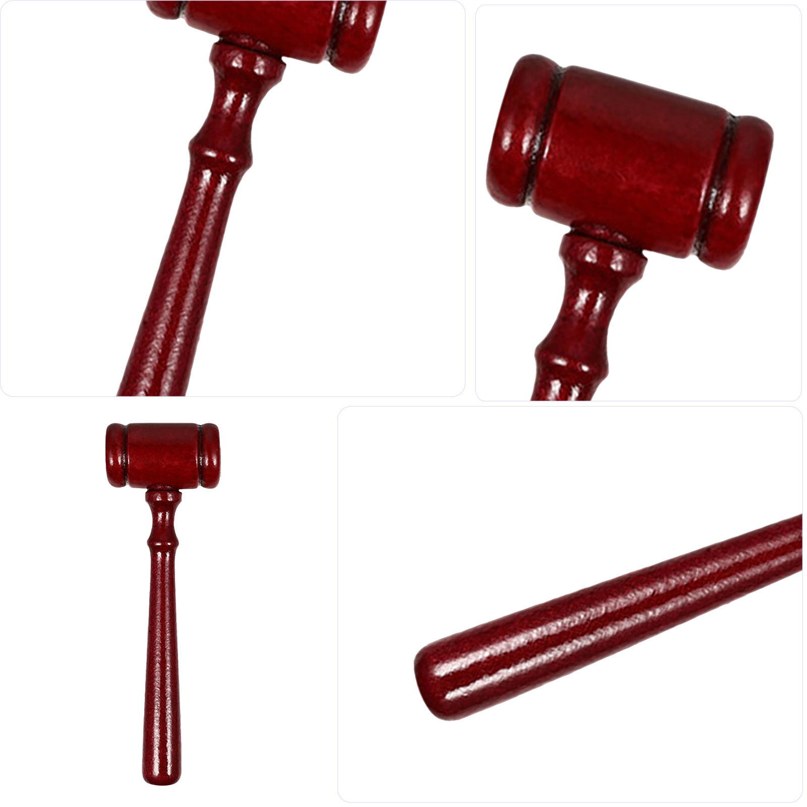 2個入り木製裁判官用ハンマー、裁判官用小槌、正義の木槌、繊細 - Woodworking Auctions のレビューと価格