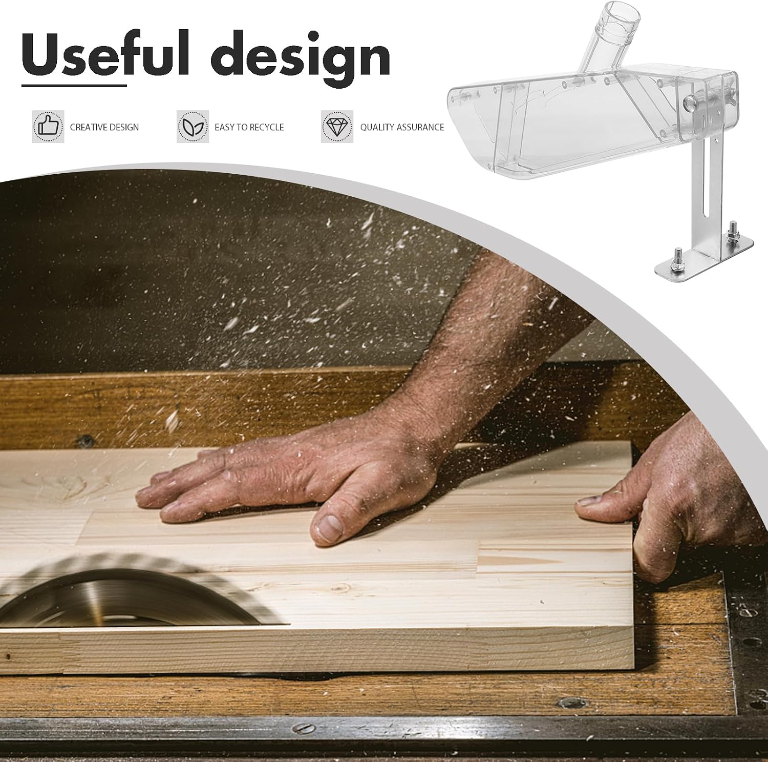 木工テーブルソー保護カバー透明集塵ガード電動丸鋸用防塵透明プ - Woodworking Electric Saw のレビューと価格