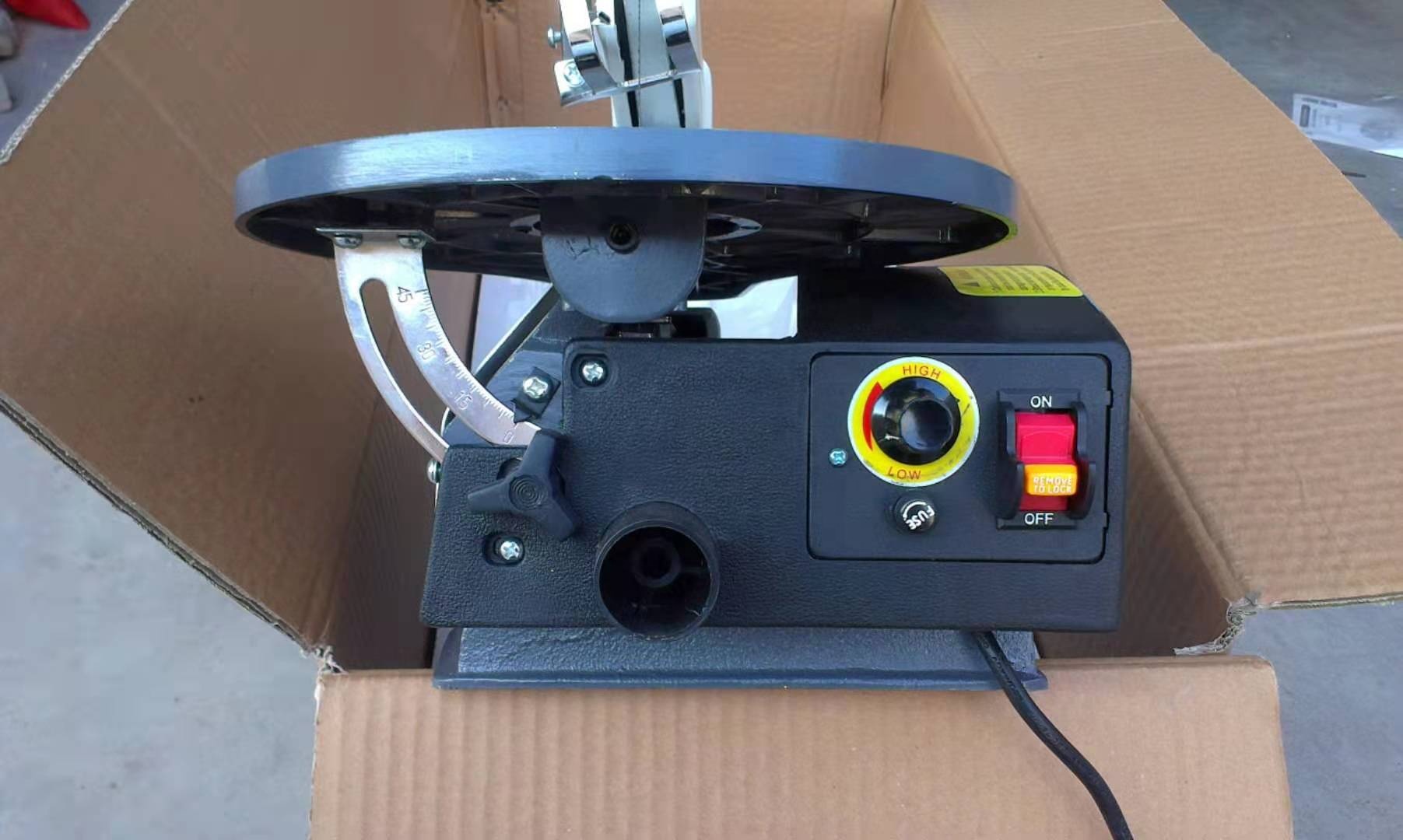 木材切断工業用卓上木工リールマシンポータブル固定具ワイヤー切 - Woodworking Electric Saw のレビューと価格