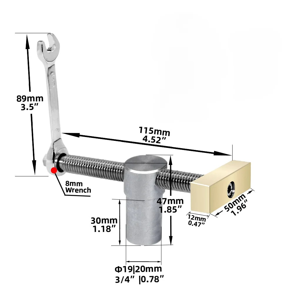 木工デスクトップクリップ高速固定クリップクランプ真鍮治具万力 - Woodworking Vise Types のレビューと価格