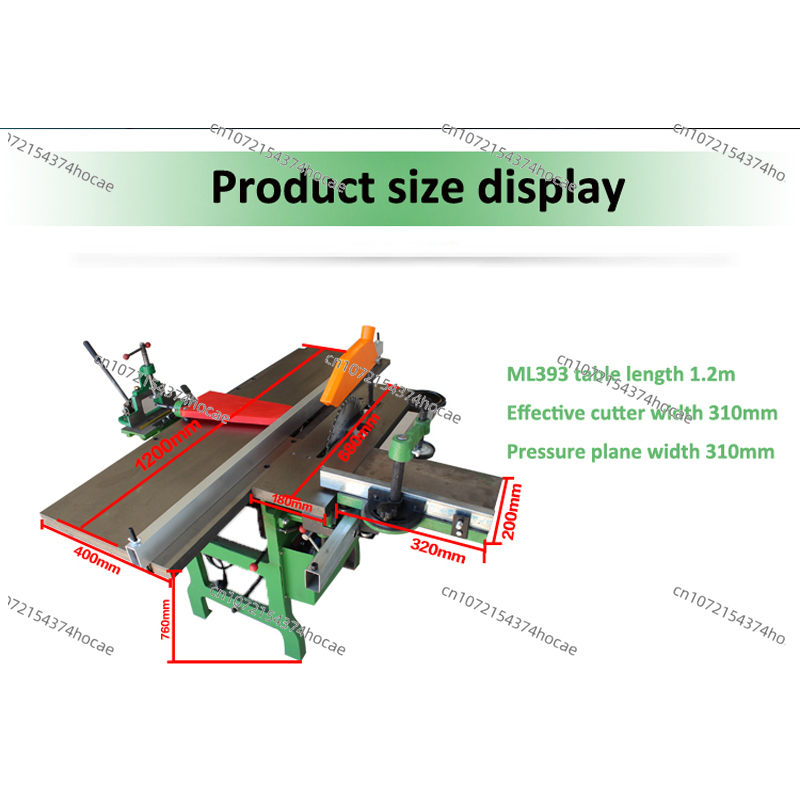 220V 4200r/min 最大310mmの平削り幅 デス - Woodworking Multi Tool のレビューと価格